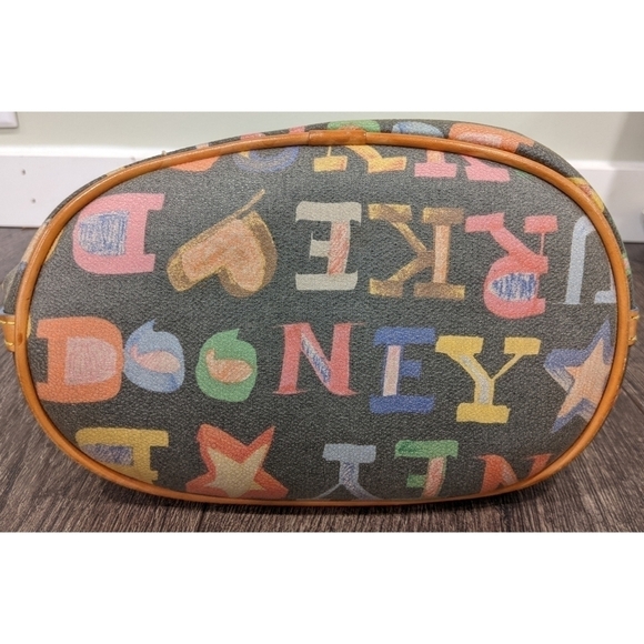 Dooney and Bourke Monogram Coated Canvas Shoulder Bag - Picture 13 of 16